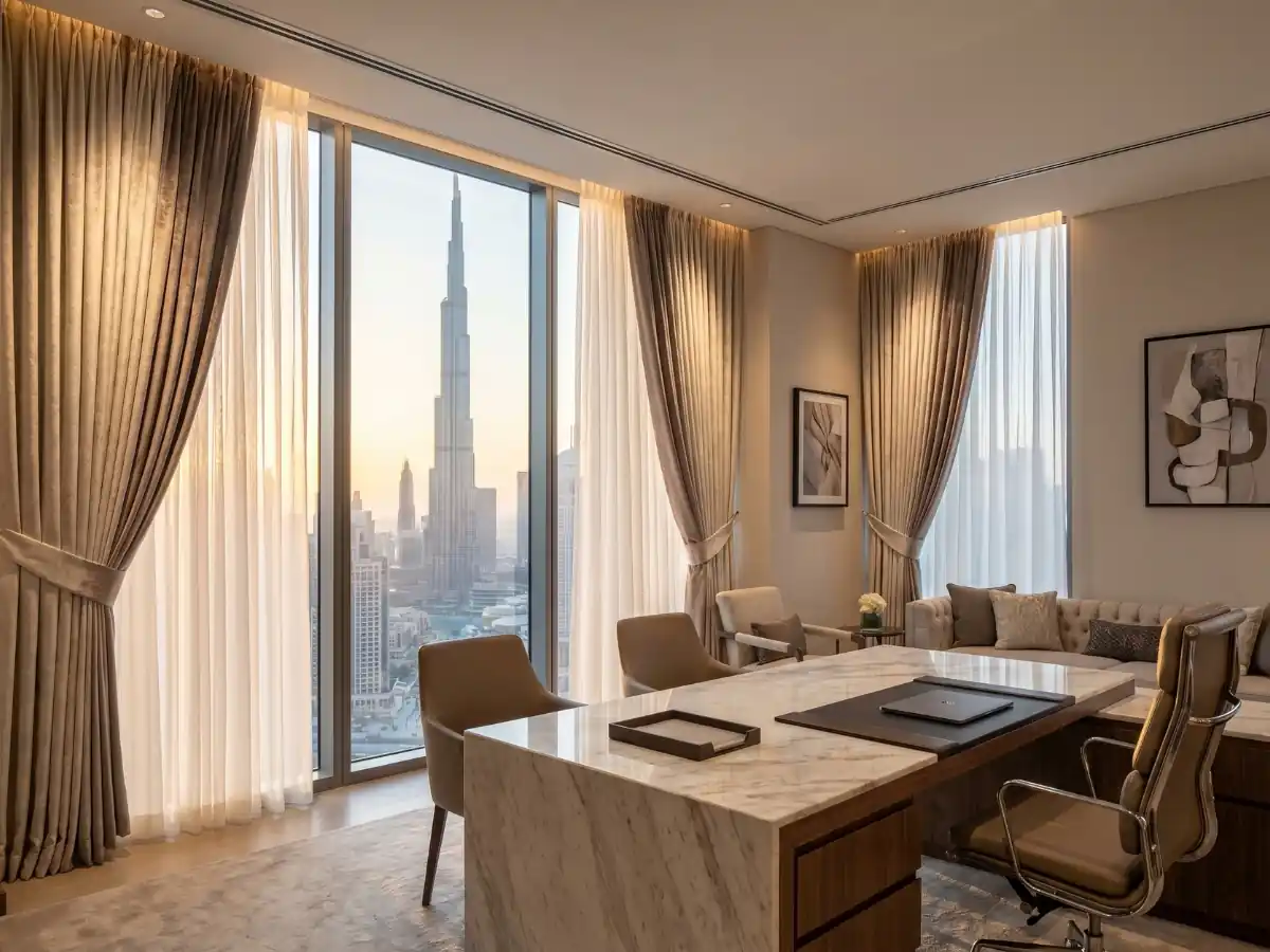 Best quality office curtains Dubai