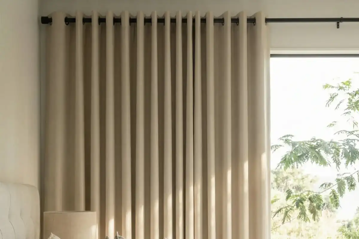 Elegant wave curtains modern design Dubai