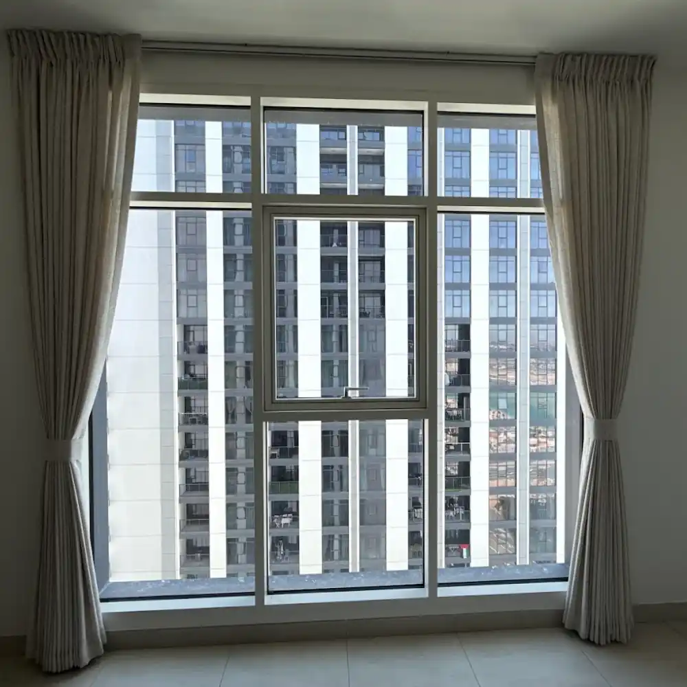 Living room window treatment Dubai