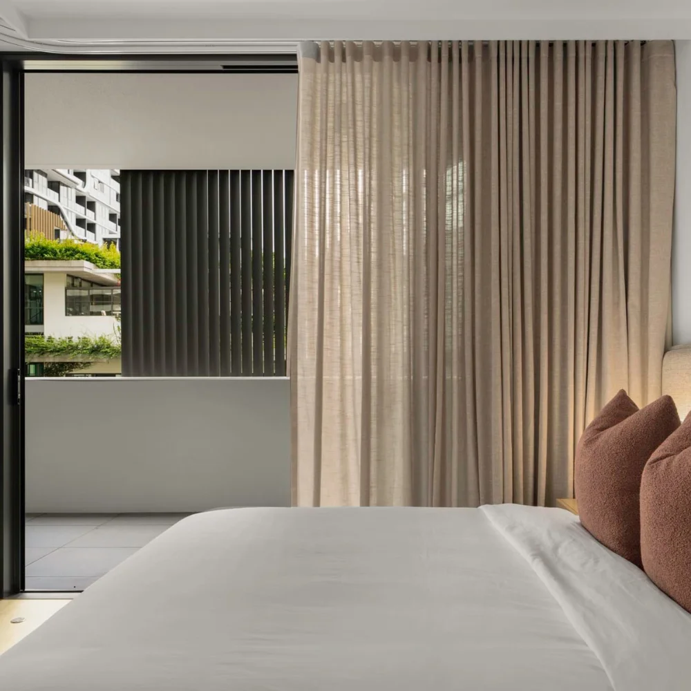 Luxury sheer curtain project completed Dubai
