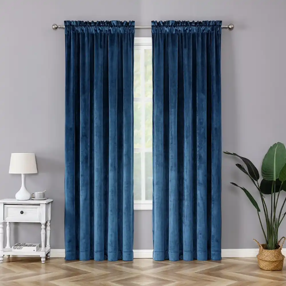 Luxury velvet blackout curtains sale design