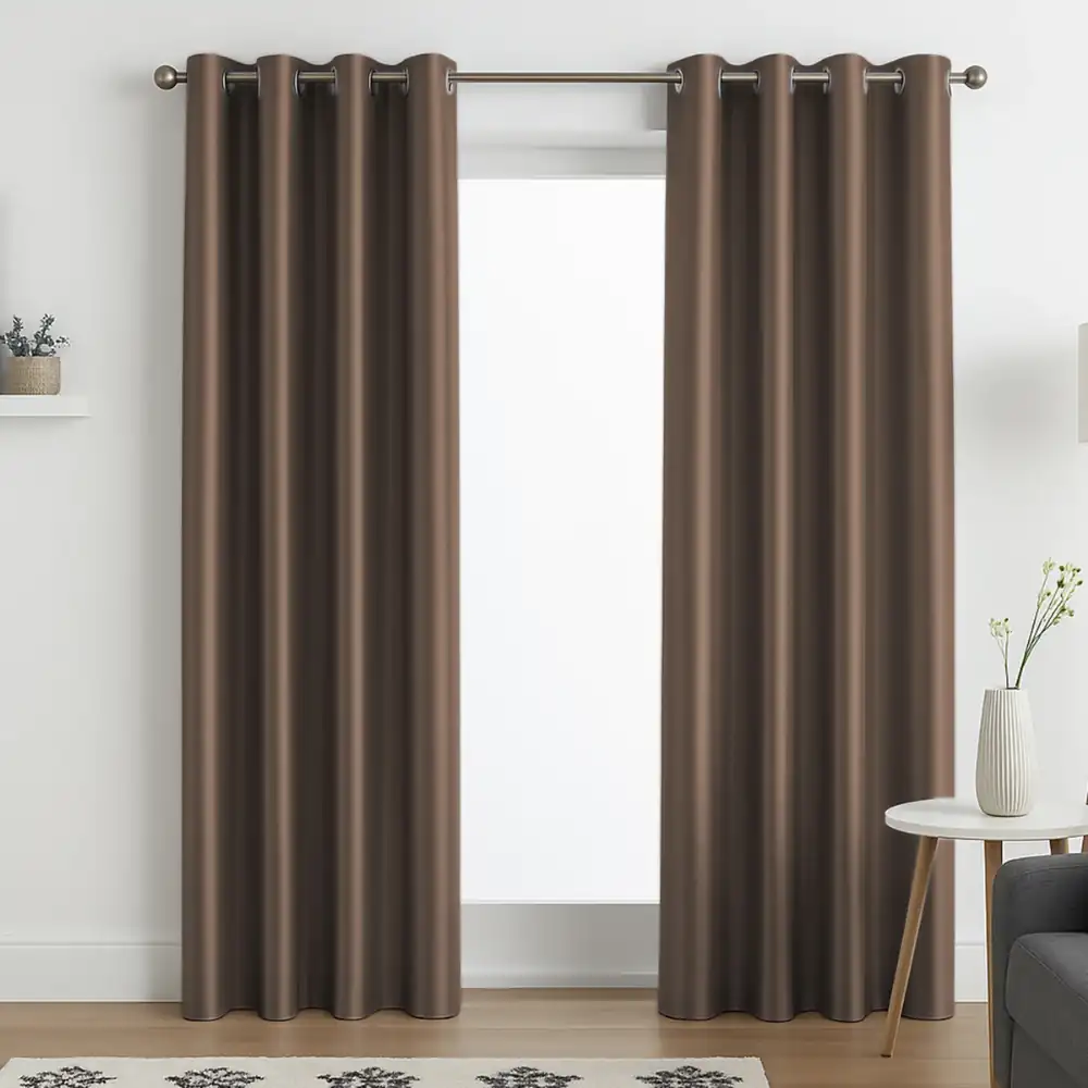 Luxury silk blackout curtains sale design