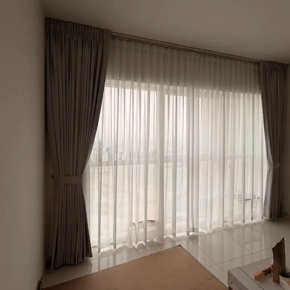 Luxury window treatment project completed Dubai