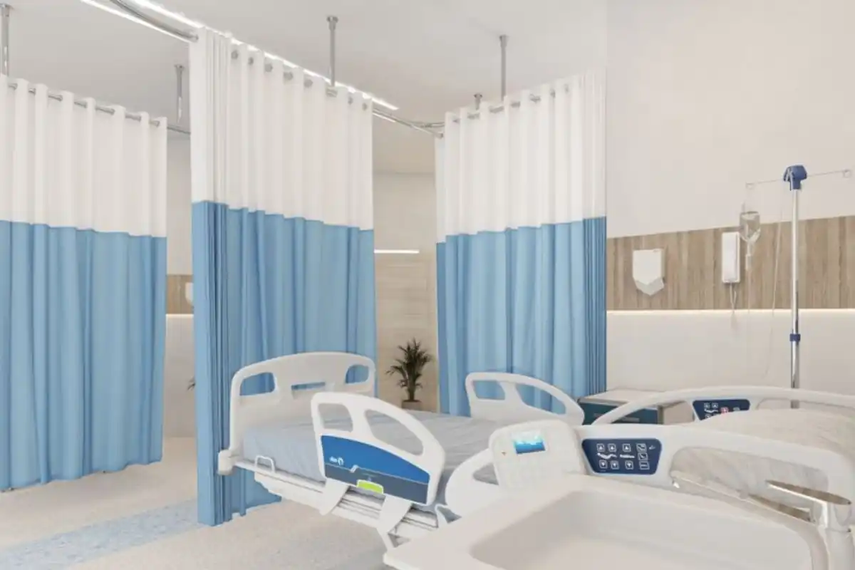 Medical grade hospital curtains hygienic Dubai
