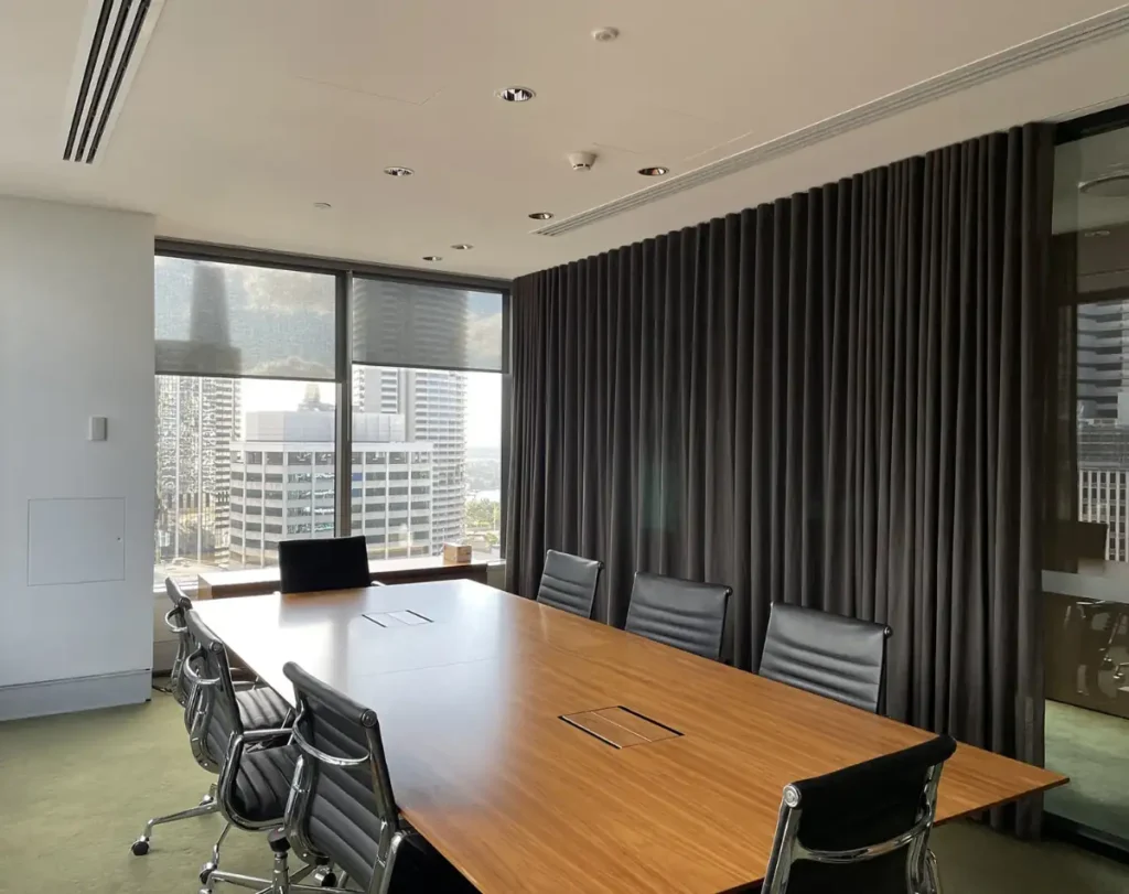 Office blackout curtains blocking light design