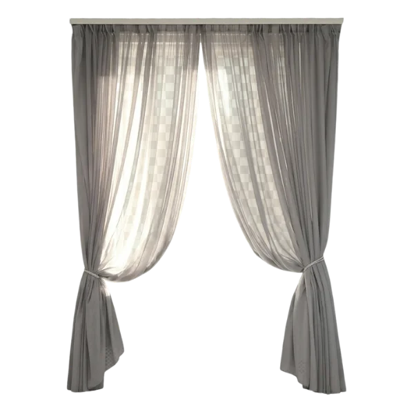 Sheer window curtains elegant design Dubai