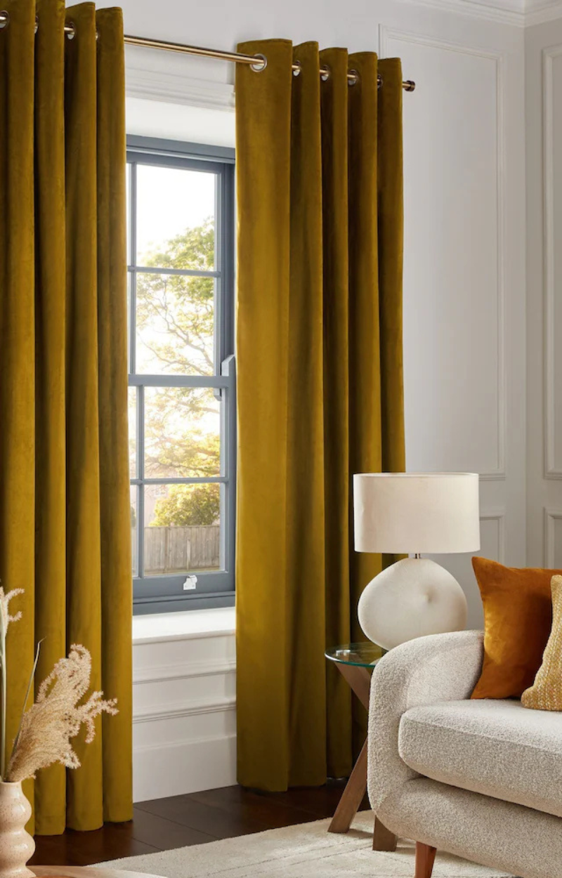 Affordable velvet curtains freshen space Dubai