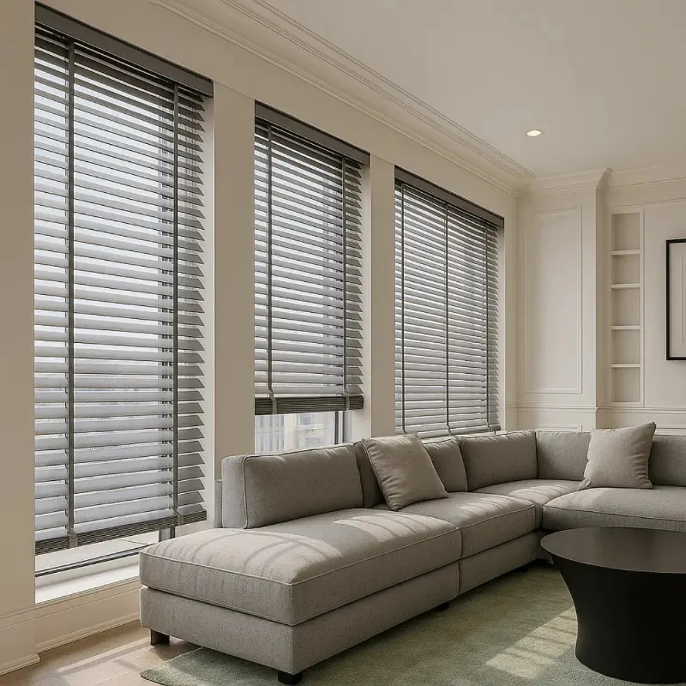 Aluminum blinds installation project Dubai