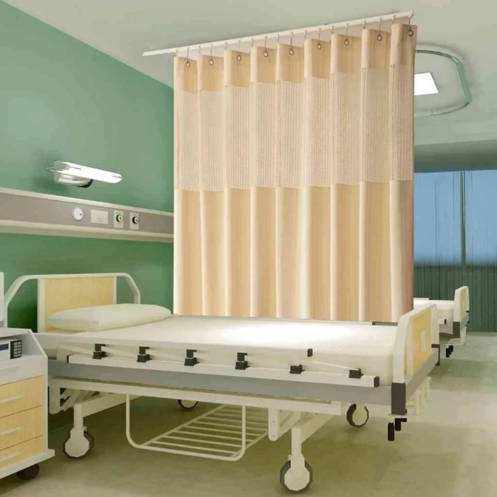 Antibacterial hospital curtains project Dubai