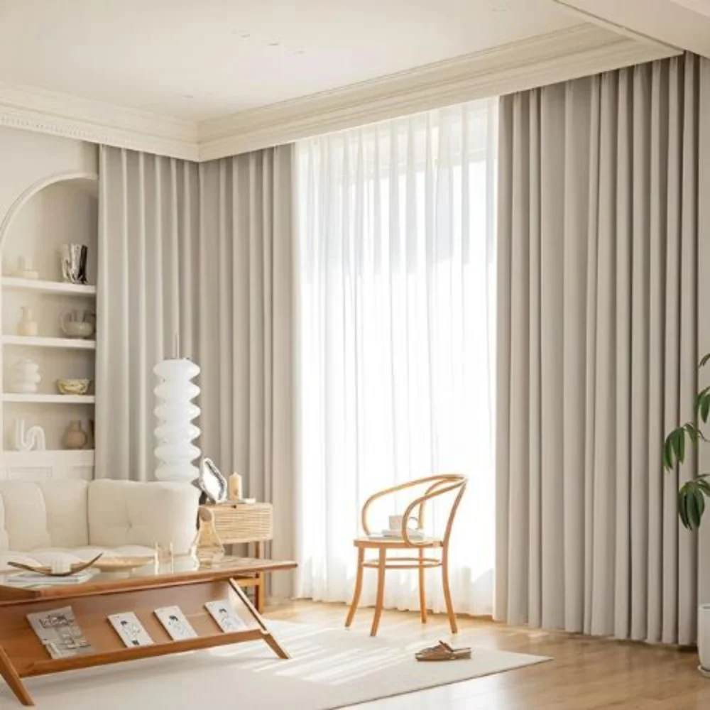 Apartment wave curtain project Dubai