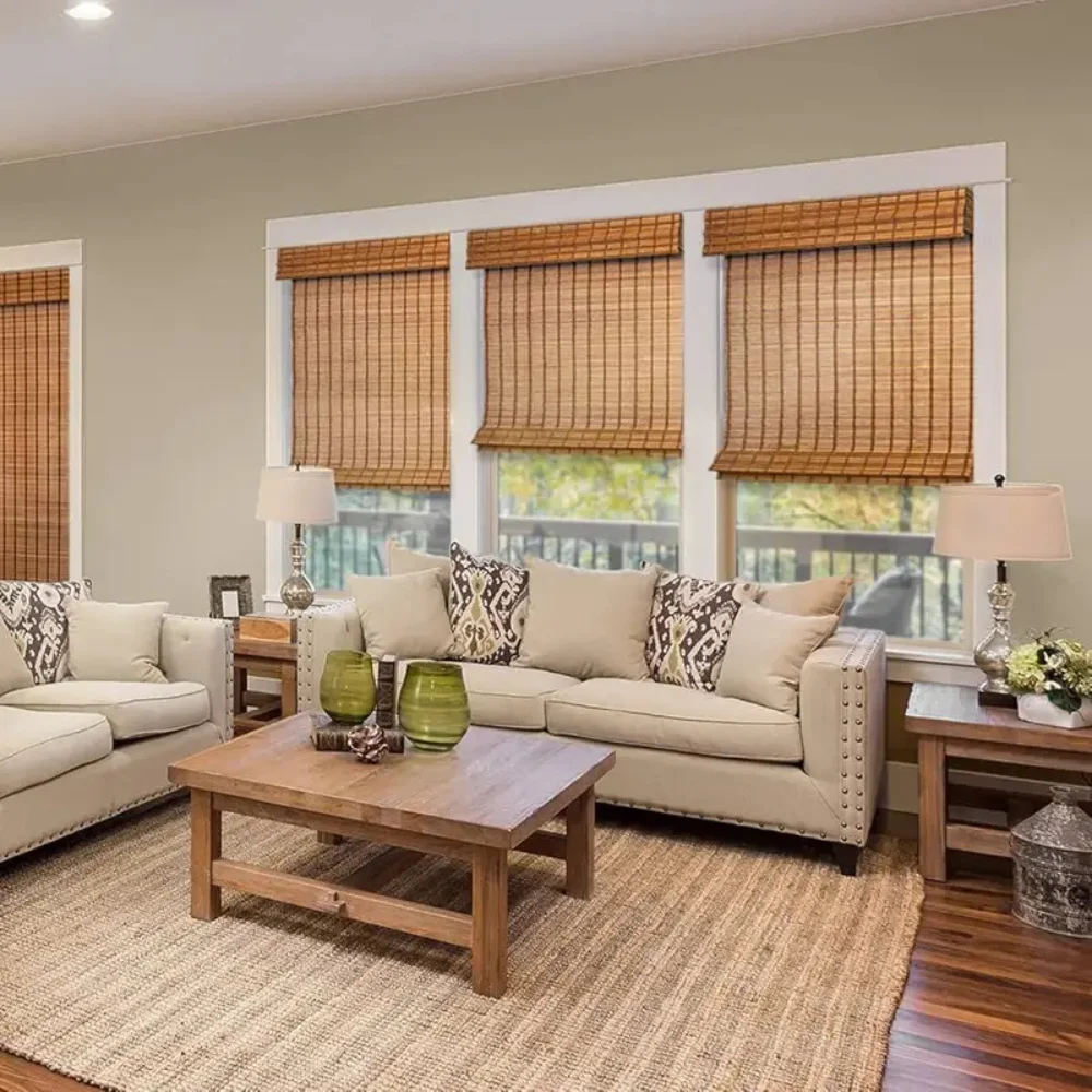 Bamboo blinds natural design Dubai