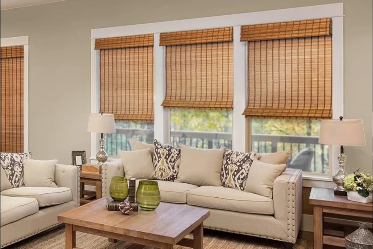 Bamboo window blinds affordable home Dubai