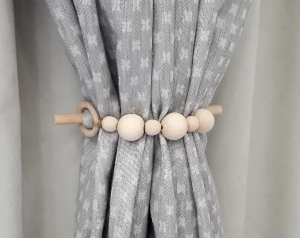 Beaded curtain tie backs elegant Dubai