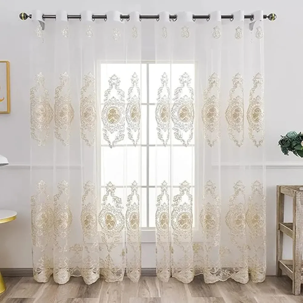 Bedroom eyelet curtain project completed Dubai