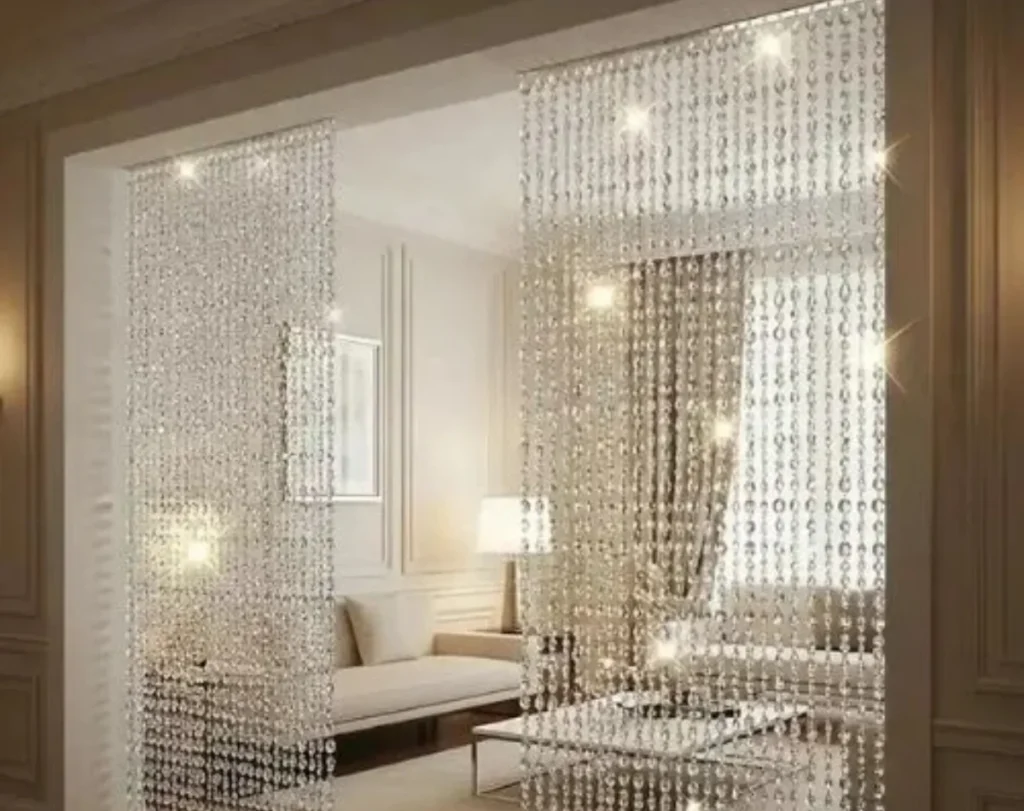 Boutiques beaded curtains elegant Dubai design