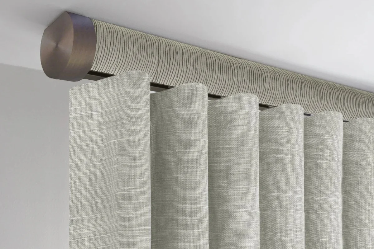Ceiling mounted curtain track grey Dubai