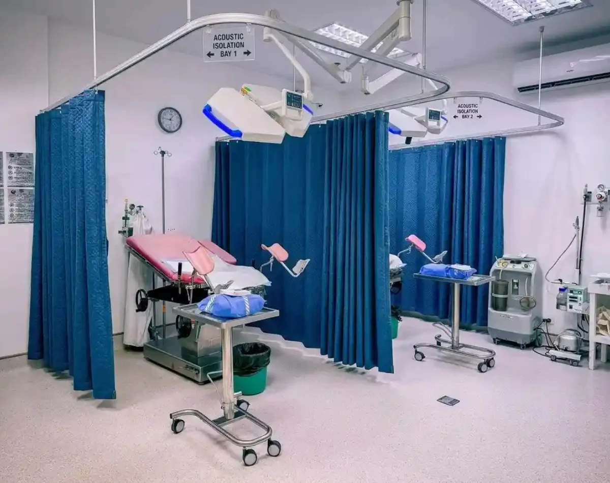 Clinic hospital curtains project Dubai