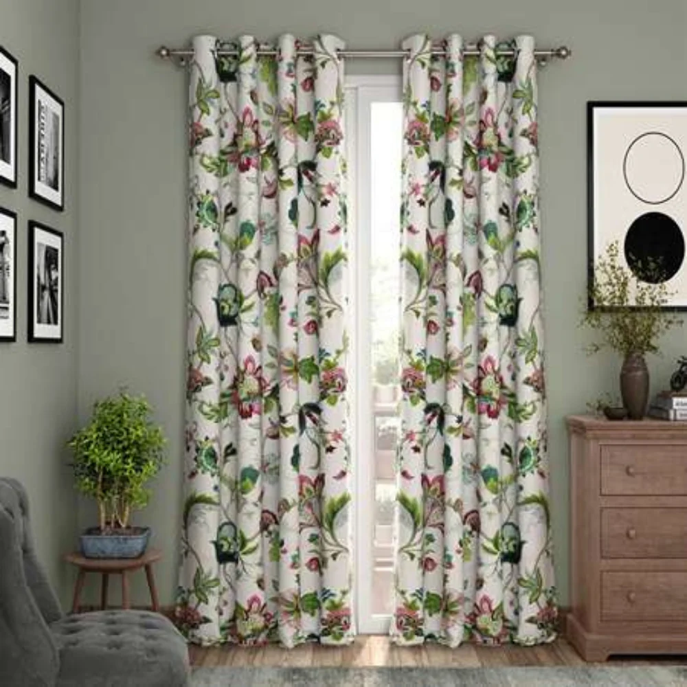 Cotton curtains light control elegant Dubai