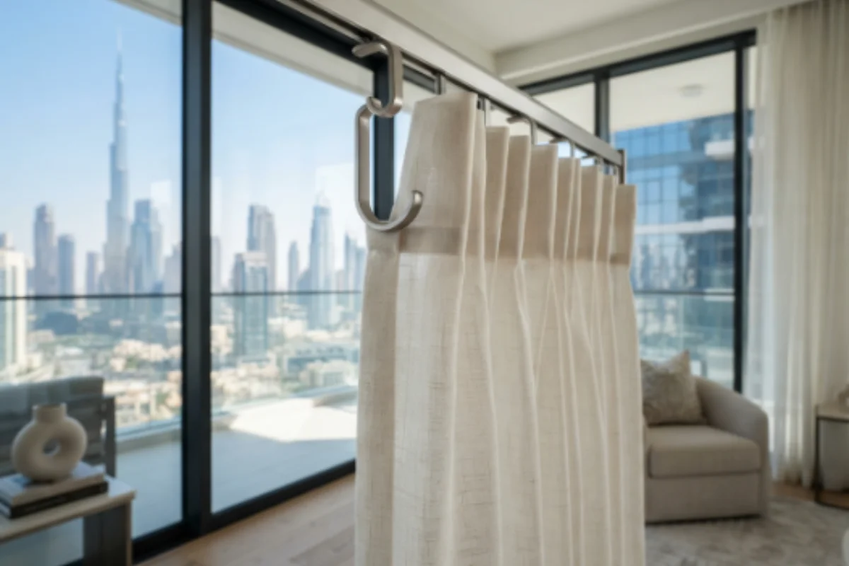 Curtain hooks adjustable window styling Dubai