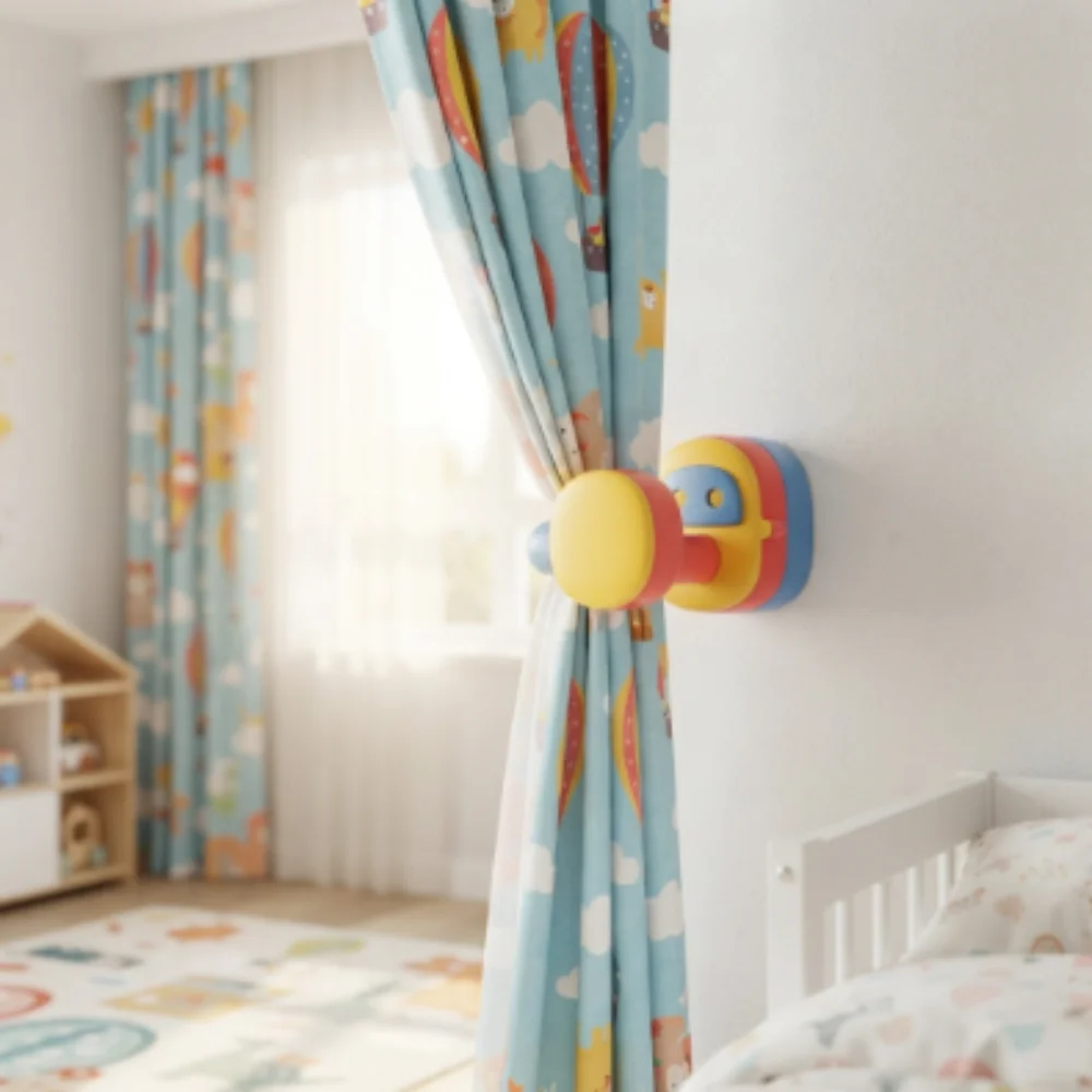 Curtain hooks kids room colorful Dubai