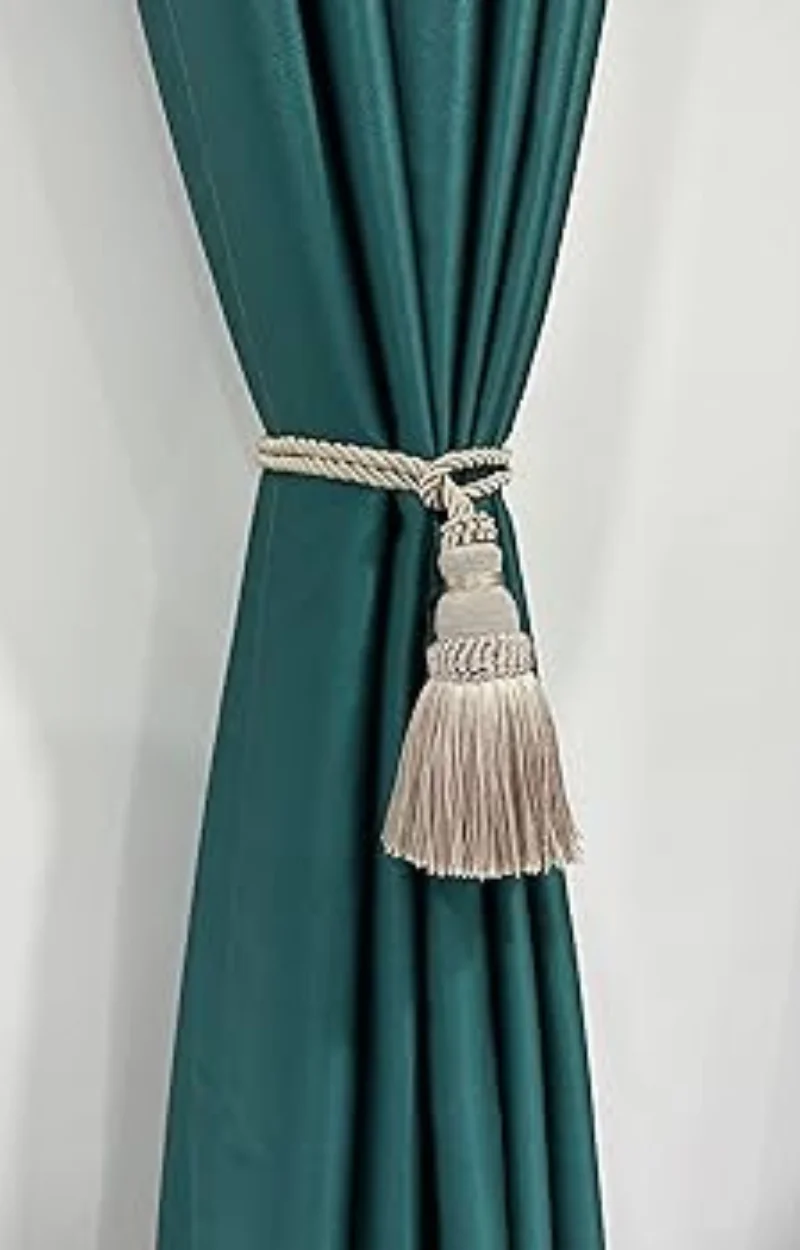 Curtain tie backs charm window treatments Dubai