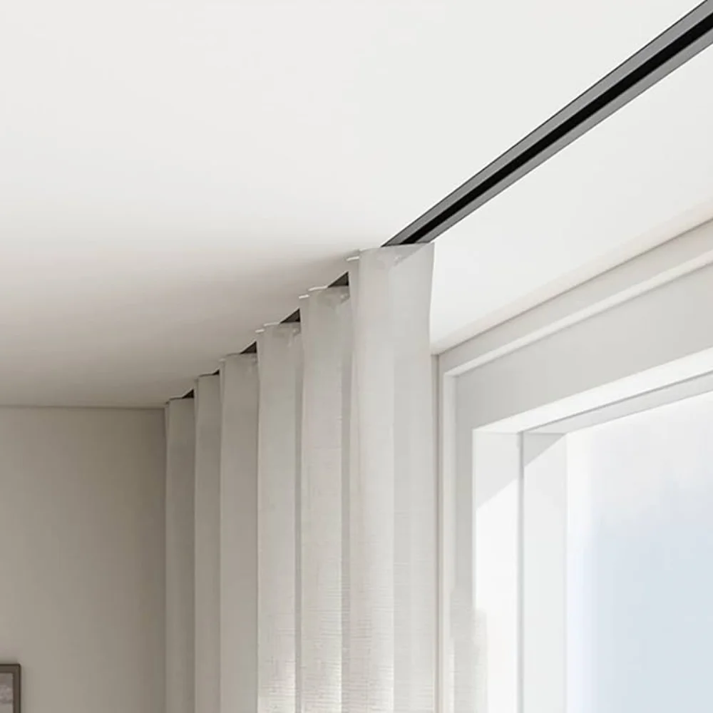 Curtain track ceiling window Dubai design