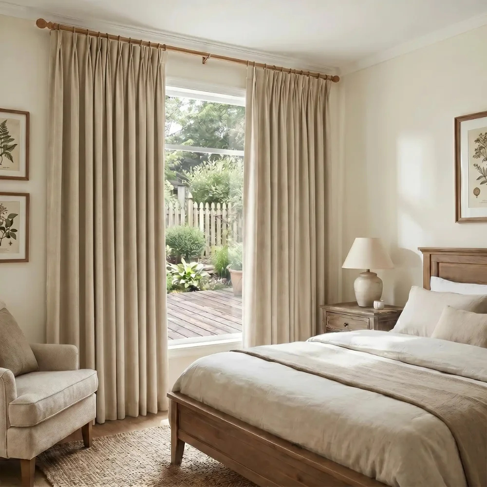 Custom bedroom curtains range Dubai