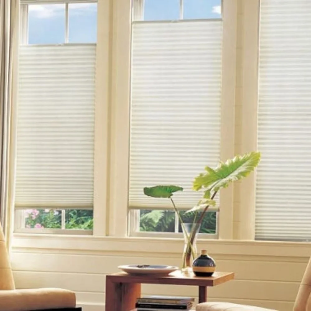 Custom honeycomb blinds project Dubai