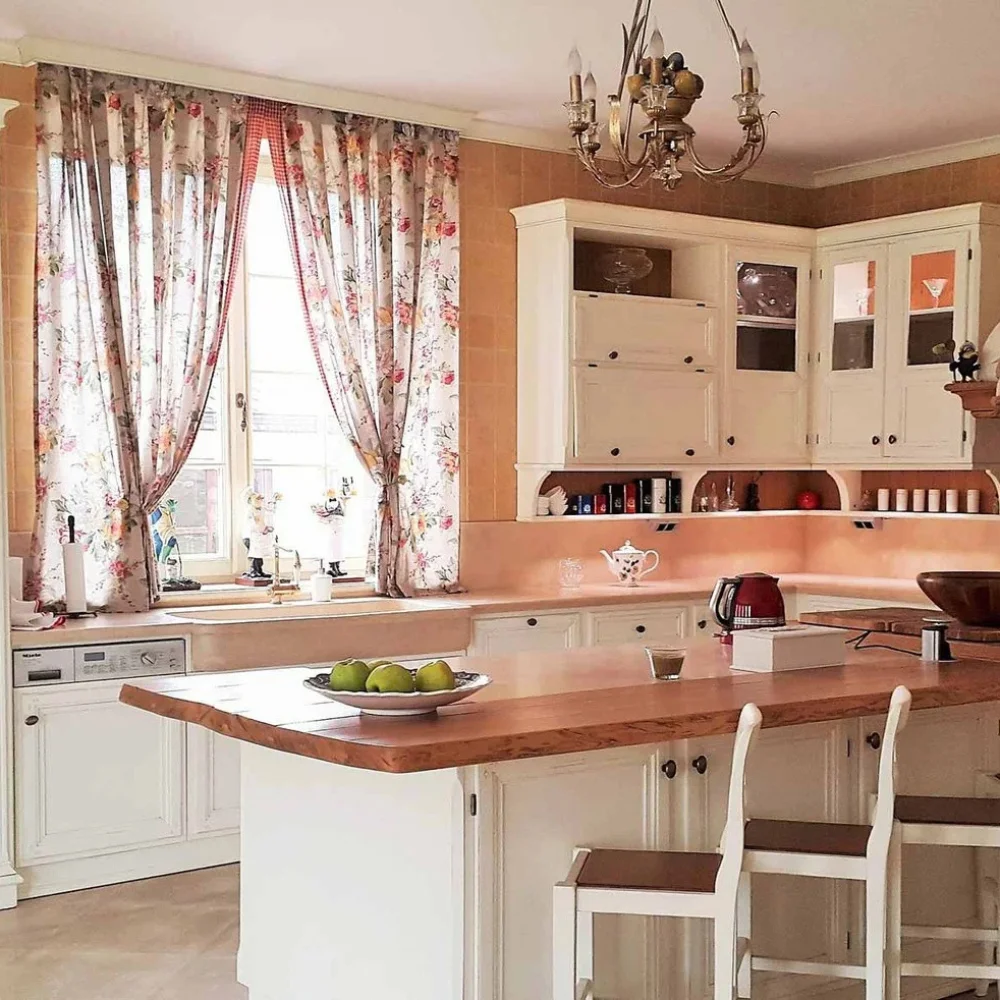 Custom kitchen curtain project completed Dubai