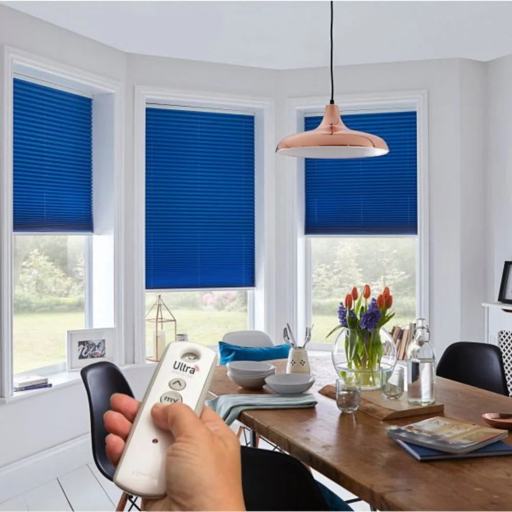 Custom motorized blinds project Dubai UAE