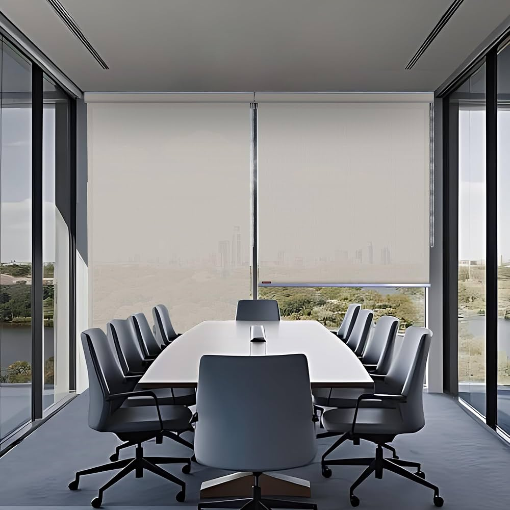 Custom office blinds project Dubai