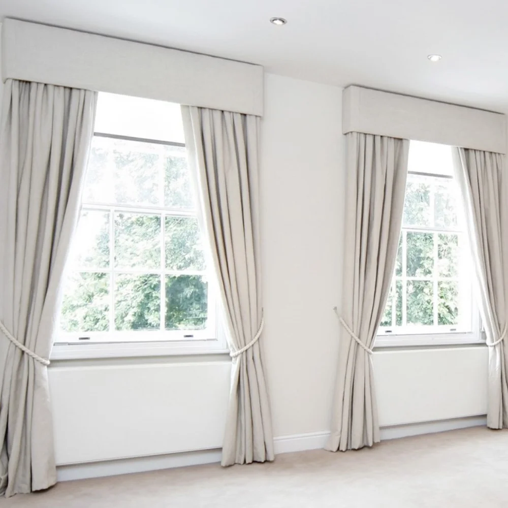 Custom pelmet curtains project Dubai