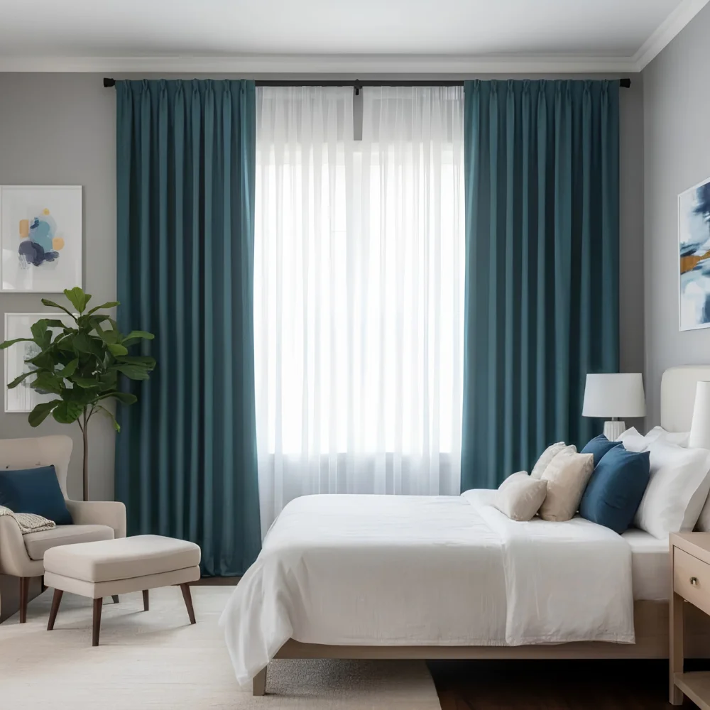 Custom sound blocking curtain project Dubai