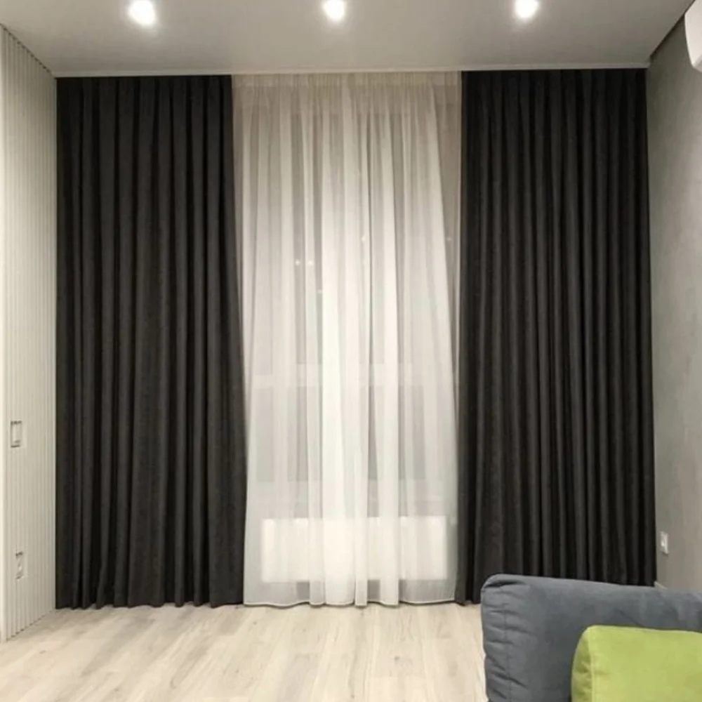 Custom velvet curtain project completed Dubai