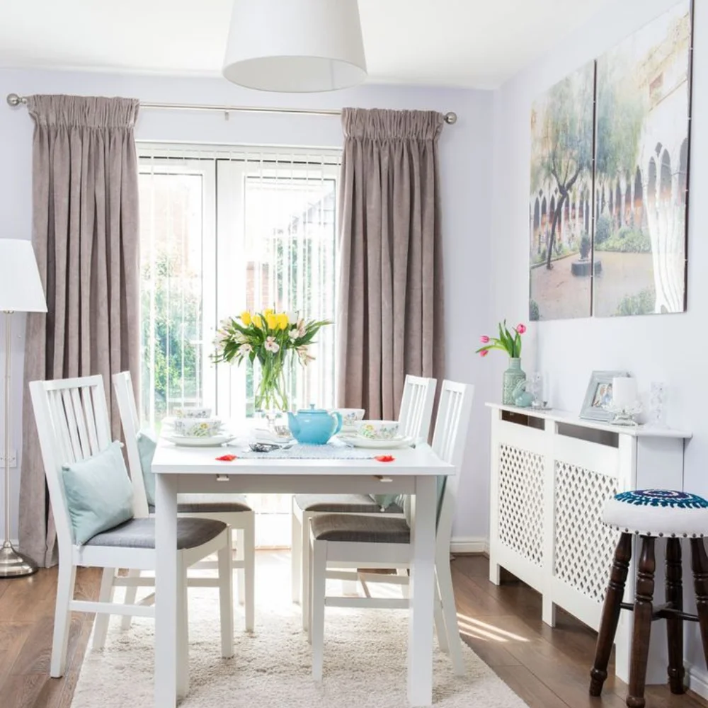 Dining room curtain elegant window Dubai