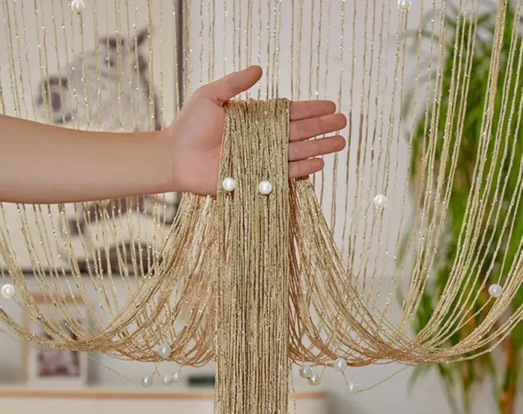 Doorways beaded curtains elegant Dubai design