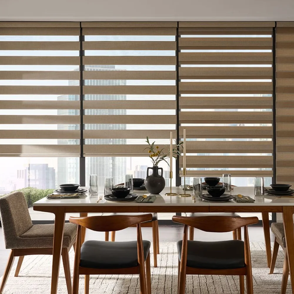 Duplex blinds installation project Dubai UAE