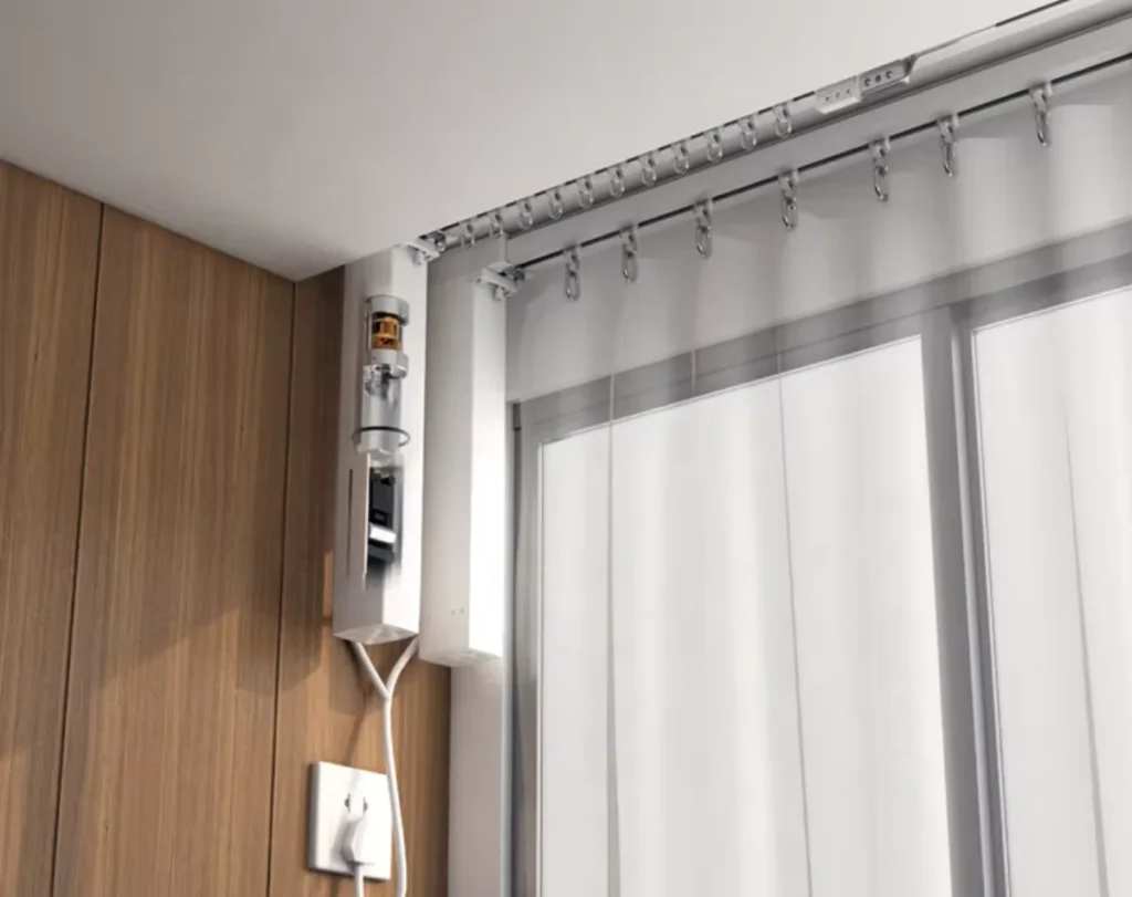 Electric curtain rods smart design Dubai