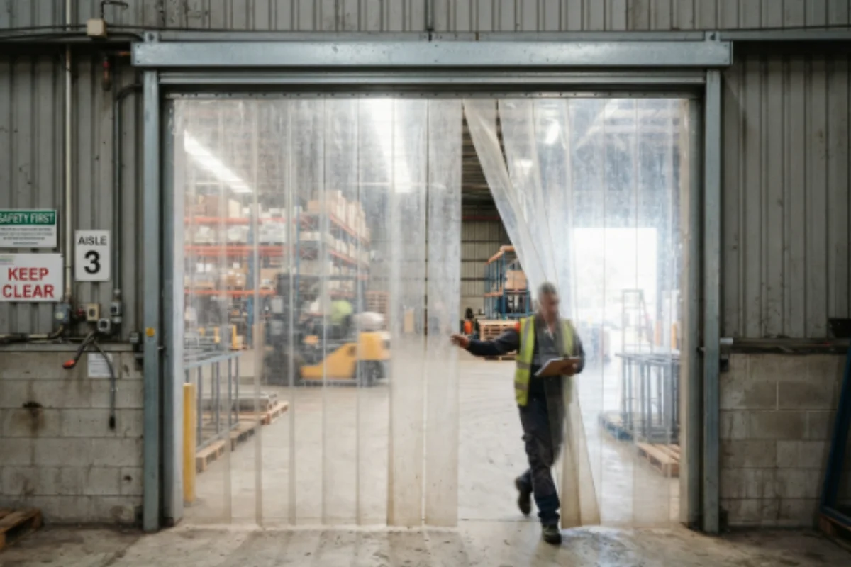 Energy efficient PVC curtains Dubai design