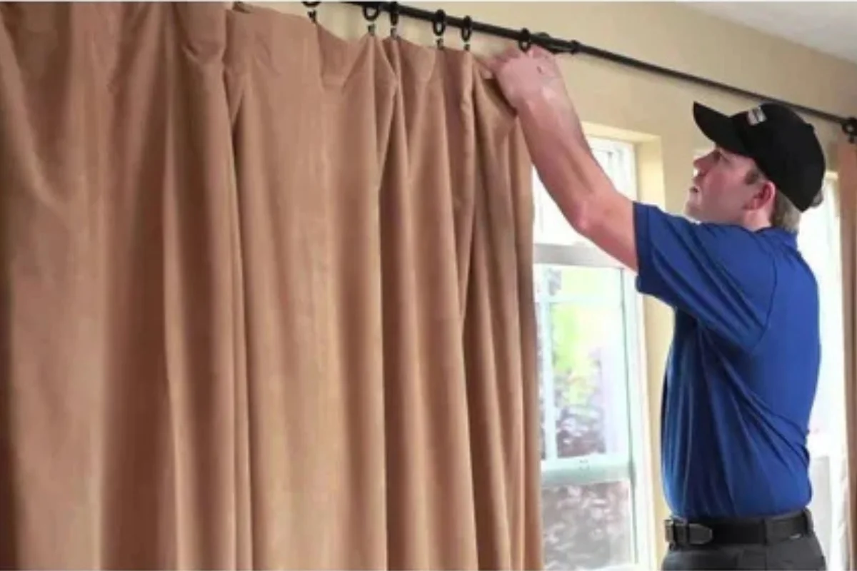 Expert curtain installation perfect fit Dubai