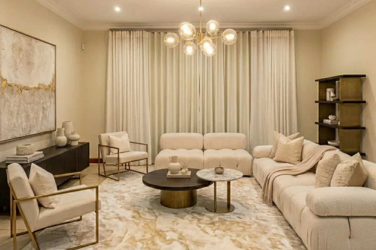 Expert wave drapes installation service Dubai