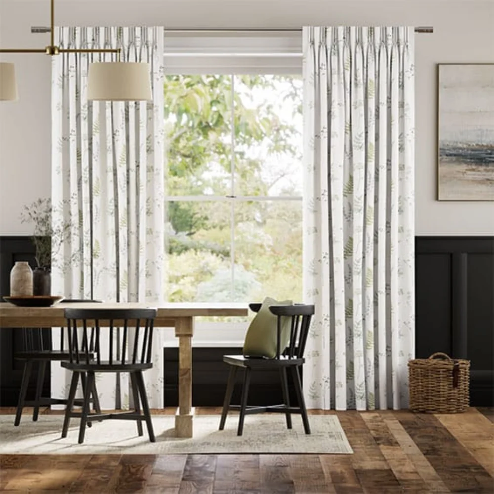 Floral curtains luxury modern Dubai