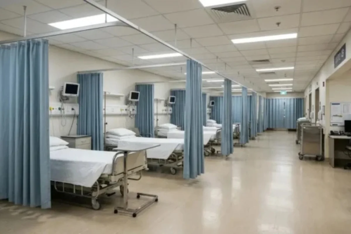 Functional elegant hospital window drapery Dubai