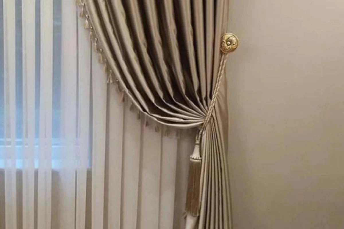Gold tassel curtain tie backs Dubai luxury