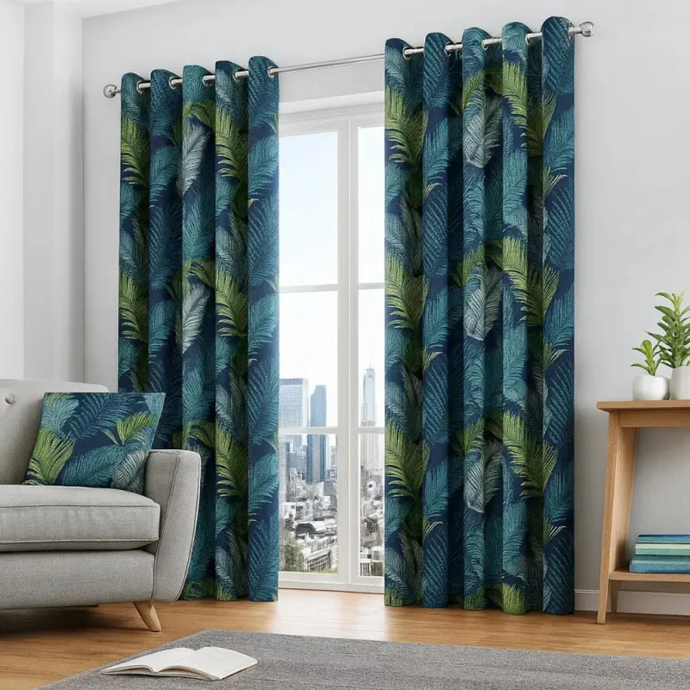 High quality cotton curtains Dubai light control