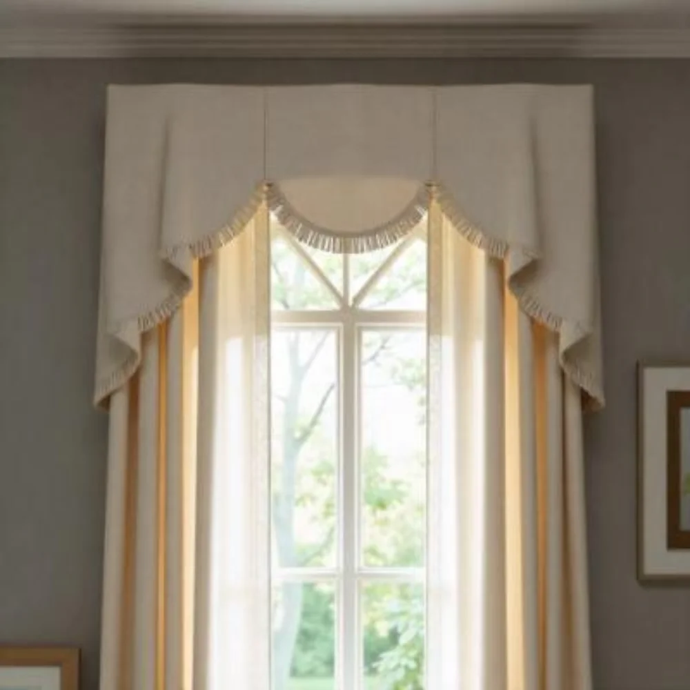 Home theatre pelmet curtains project Dubai