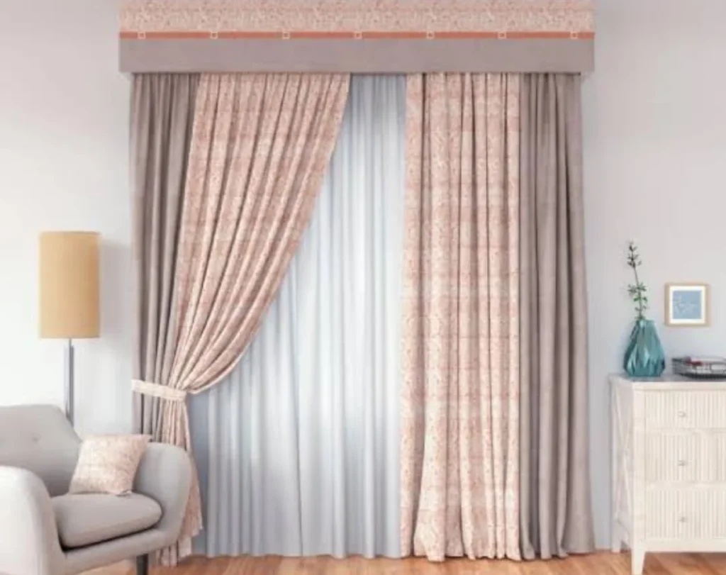 Home theatres pelmet curtains elegant Dubai