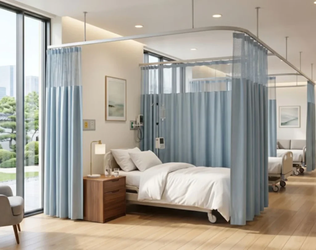 Hospital soundproof curtains hygienic Dubai