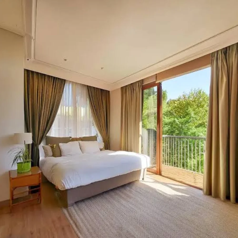 Hotel curtains installation project Dubai