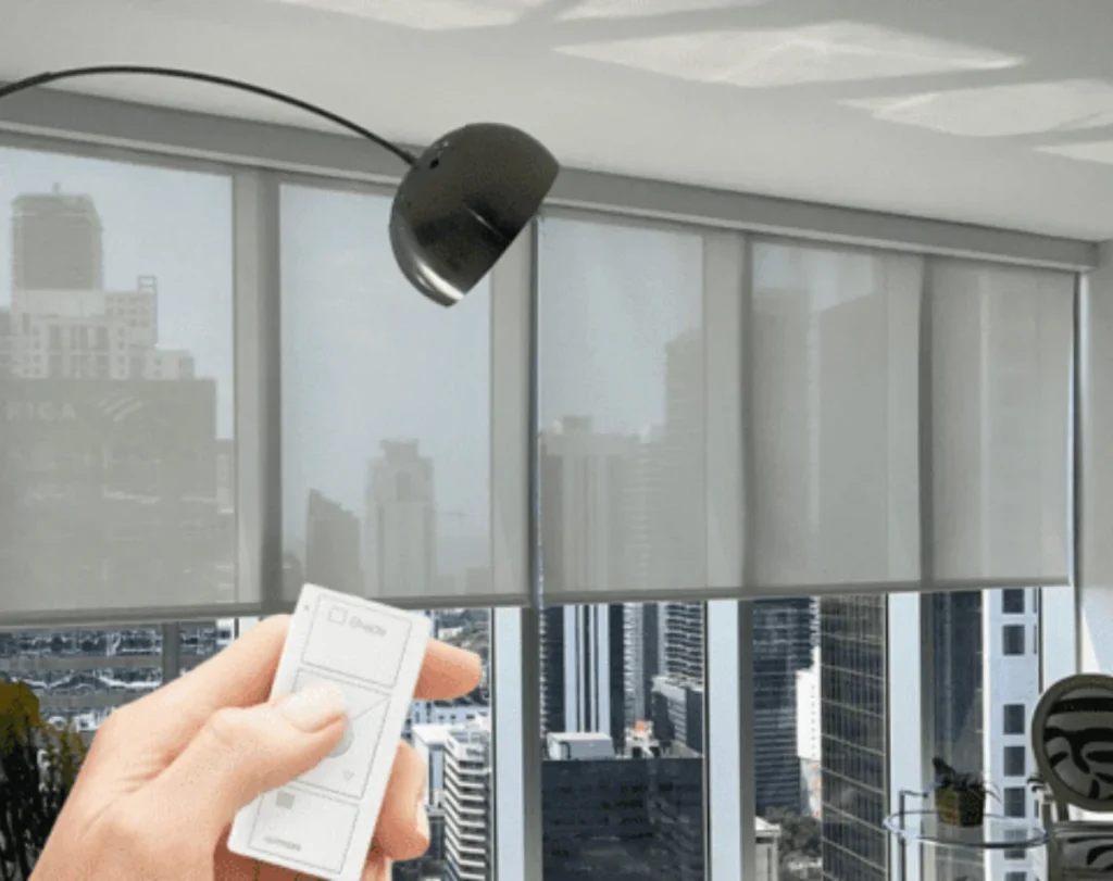 Hotel motorized blinds luxury design Dubai